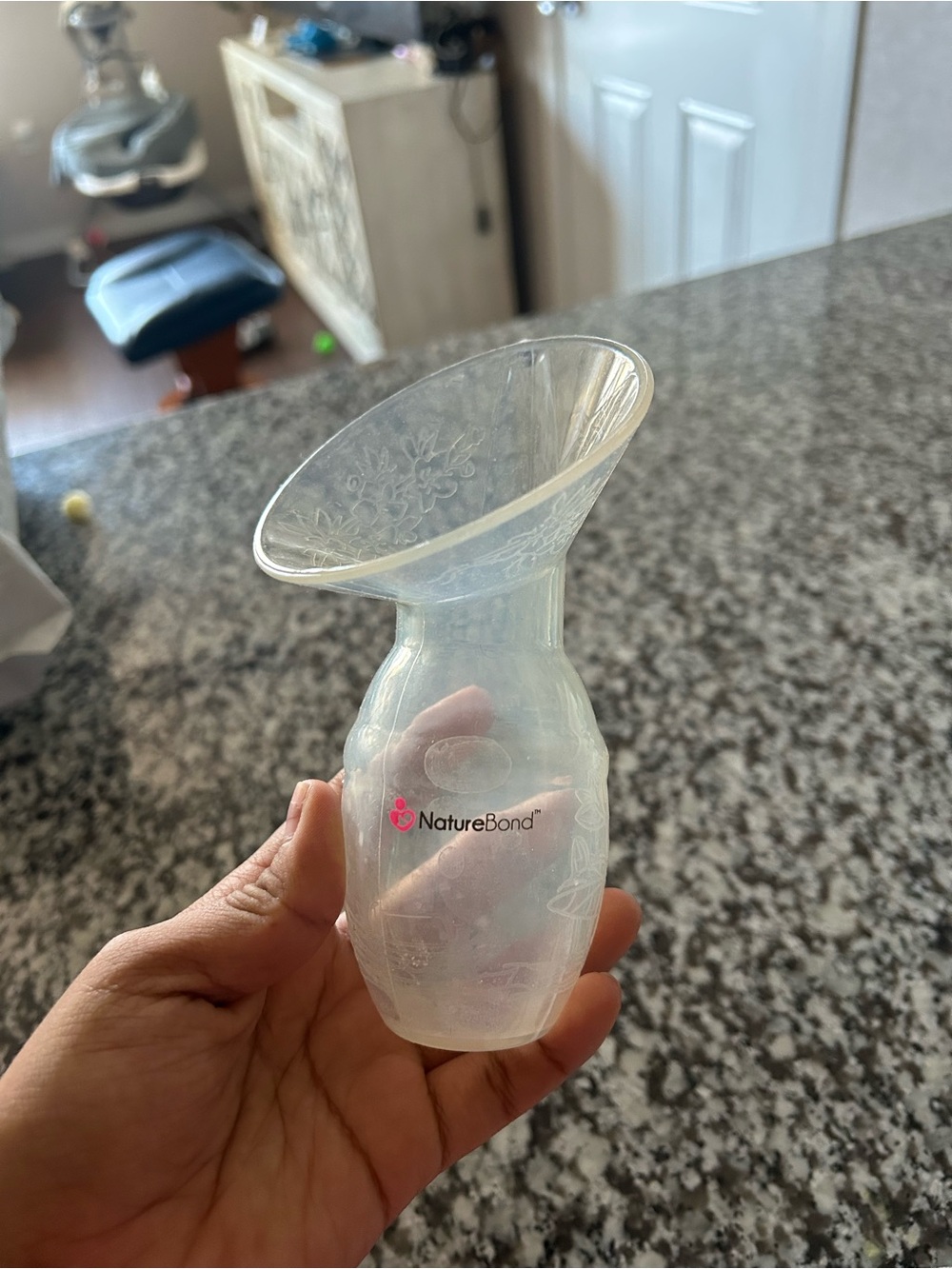 Clear Silicone Breast Milk Collector - Clear
